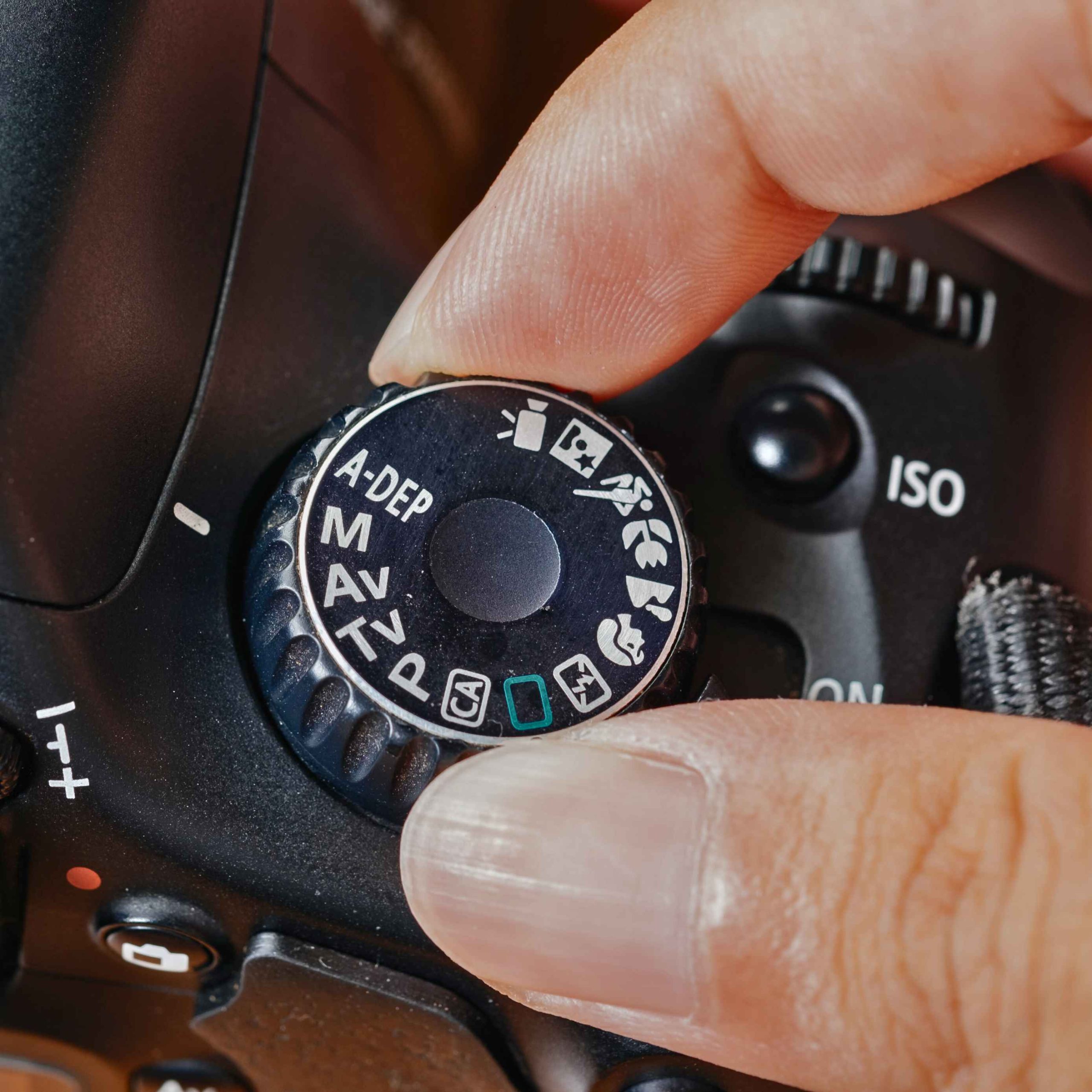 fotoaparat mode dial